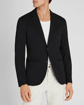 Deconstructed Pique Knit Blazer