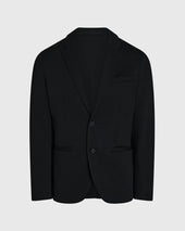Deconstructed Pique Knit Blazer