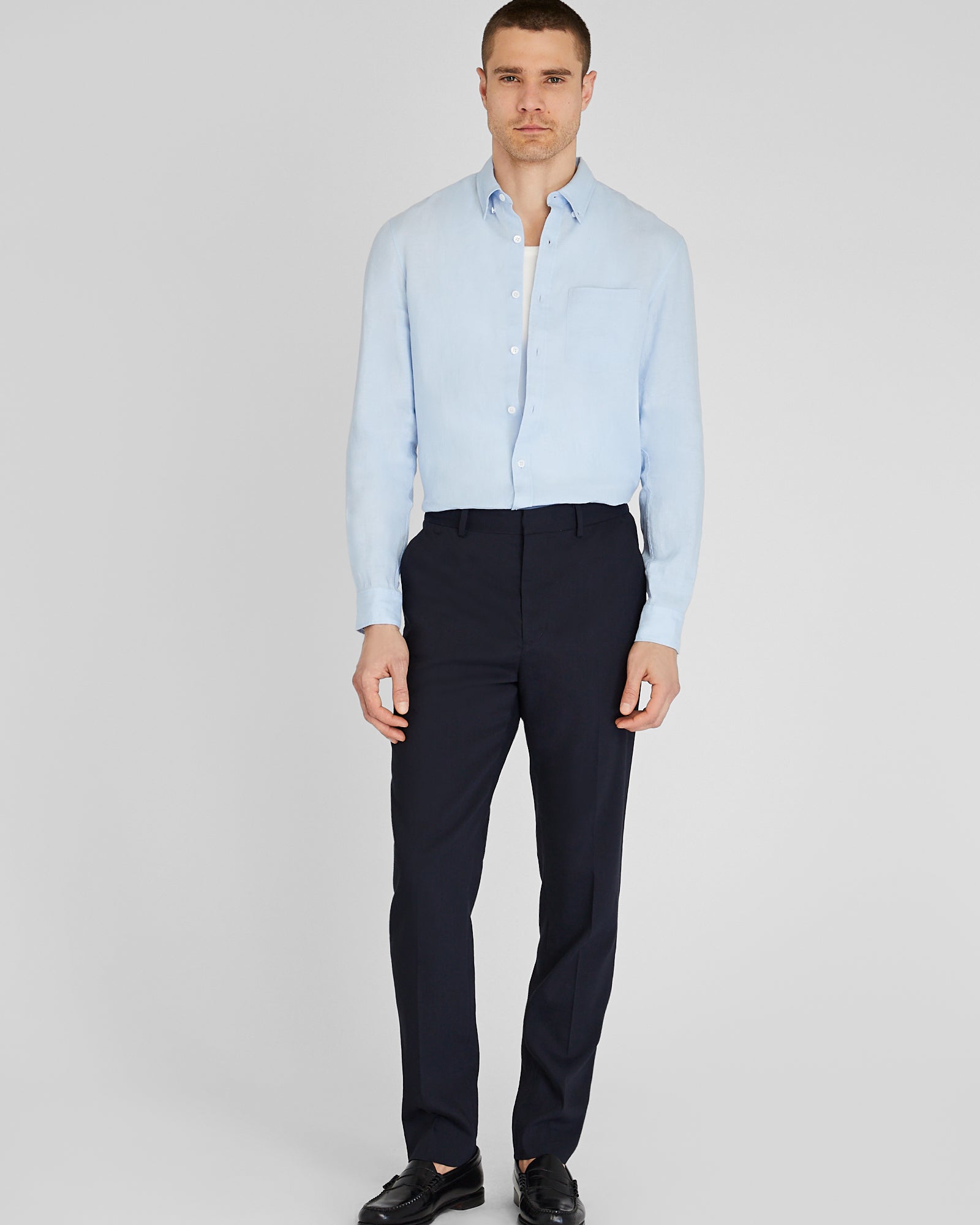 Stretch Linen Suit Trouser