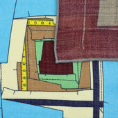 Pattern Making Wool Silk Pocket Square 40x40cm
