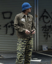 Skull Embroidery Vietnam Souvenir Jacket