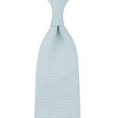 Grenadine / Garza Grossa Silk Tie - Pale Blue - Self-Tipped