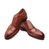 Marcell Full Brogue Oxford Chestnut Hand Welted Classics Collection