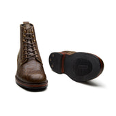 Rudiger Z Service Boot Green Shrunken Bison