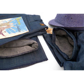Continental Trousers - NOS Indigo Moss Denim - Warehouse - Last One - Size 28