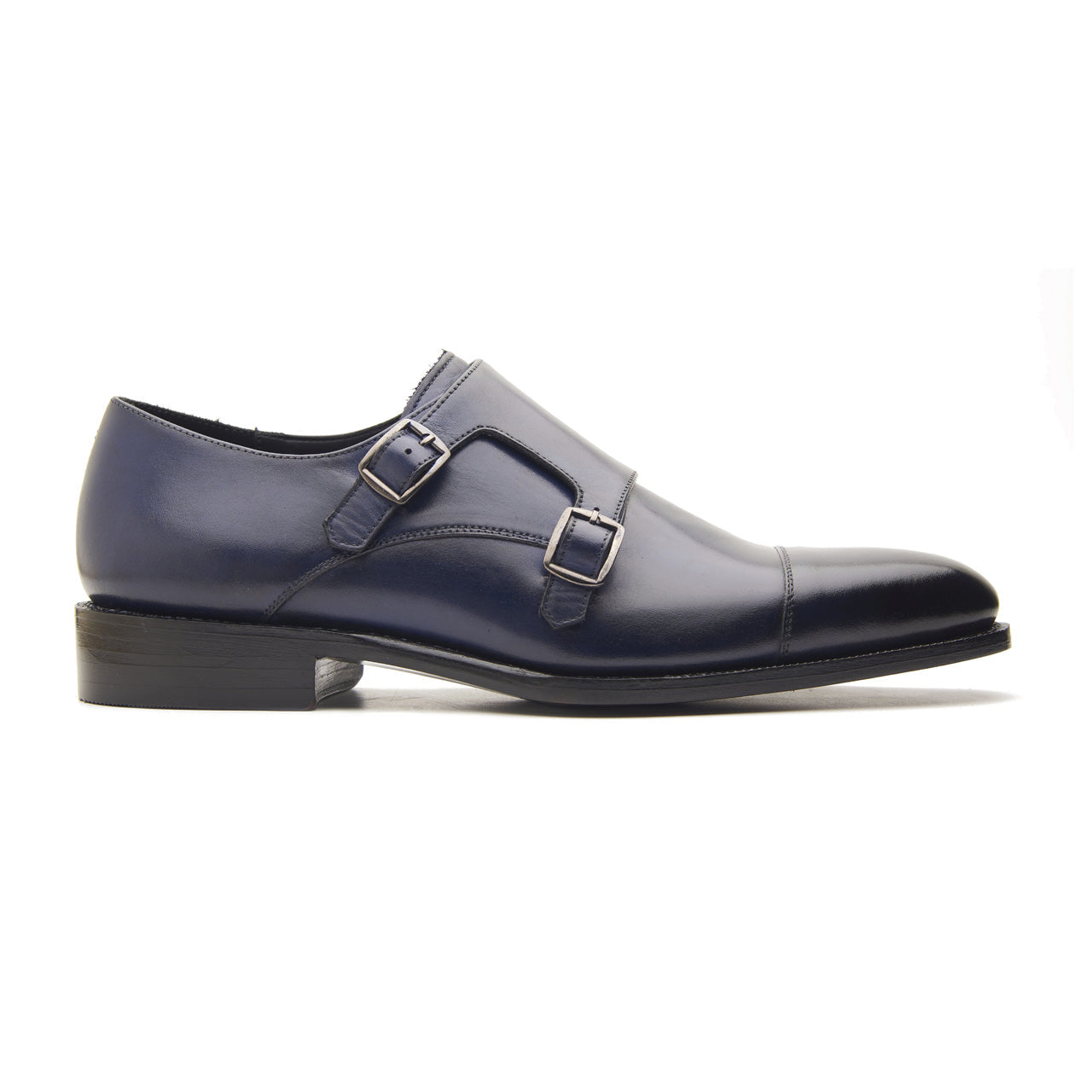 Leon Cap Toe Double Monk Strap Hand Welted Classics Collection