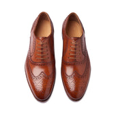 Marcell Full Brogue Oxford Chestnut Hand Welted Classics Collection