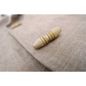 Meridana Shirt - Oatmeal Chambray - Warehouse - Last One - Size Small