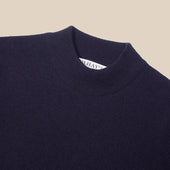 Superfine Lambswool Mock Neck In
