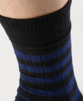Retro Striped Cotton Socks