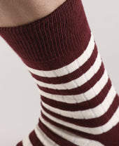 Retro Striped Cotton Socks