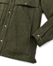 Mackinaw Wool Cape Coat - Forest Green