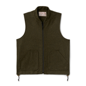 Mackinaw Wool Vest Liner - Forest Green