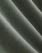 Relaxed V-Neck Sweater in Everyday Cotton | Heathered Lilypad