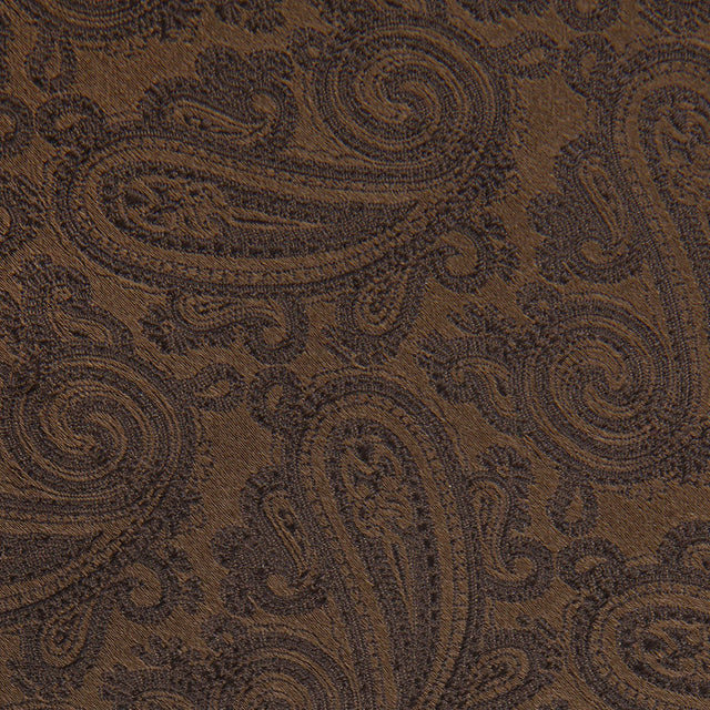 Paisley Jacquard Bespoke Silk Tie - Gold
