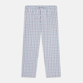 And Pink Tattersall Check Pyjama Trousers
