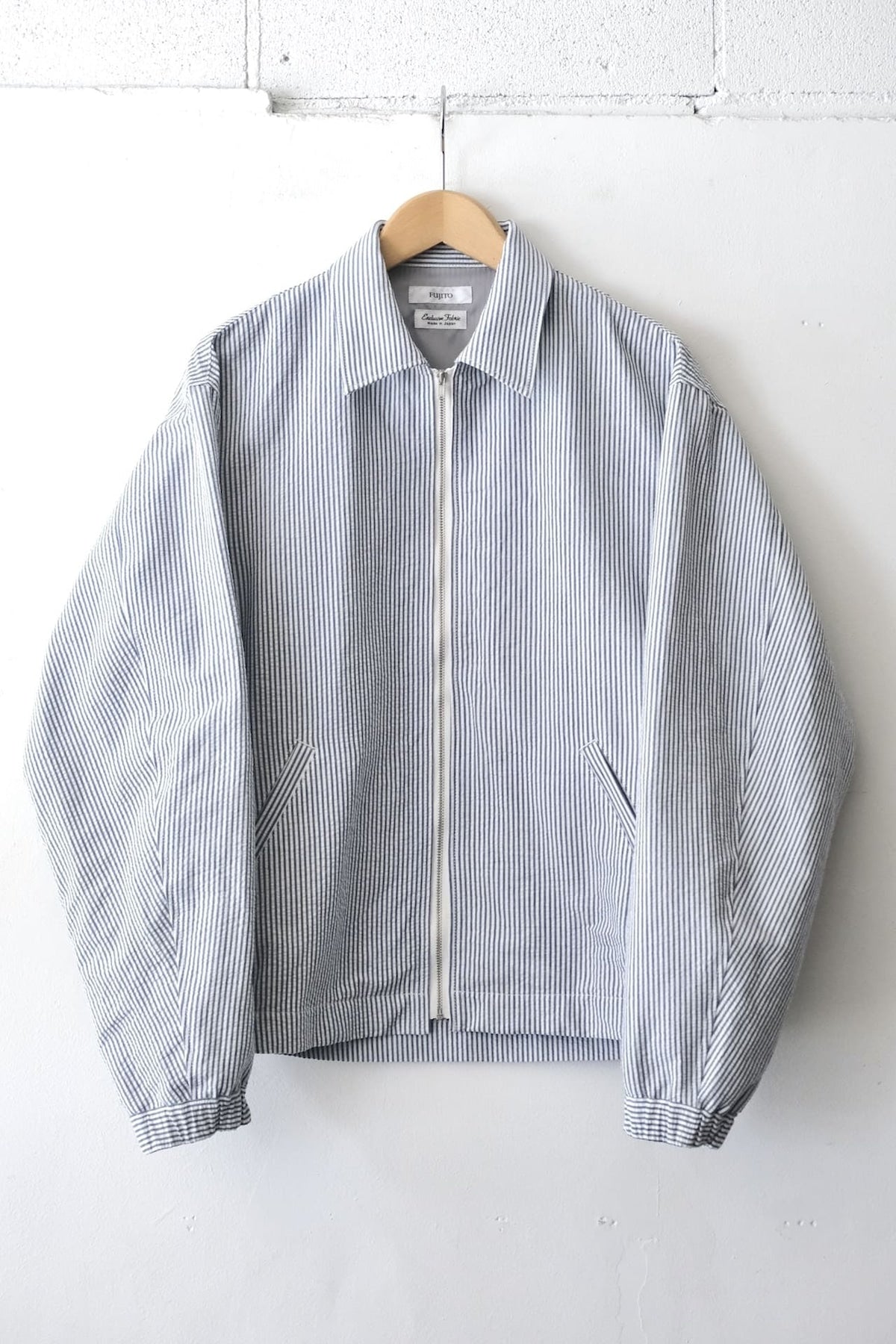 Fujito Zip Up Blouson Stripe Directors Web Shop Powered By Base