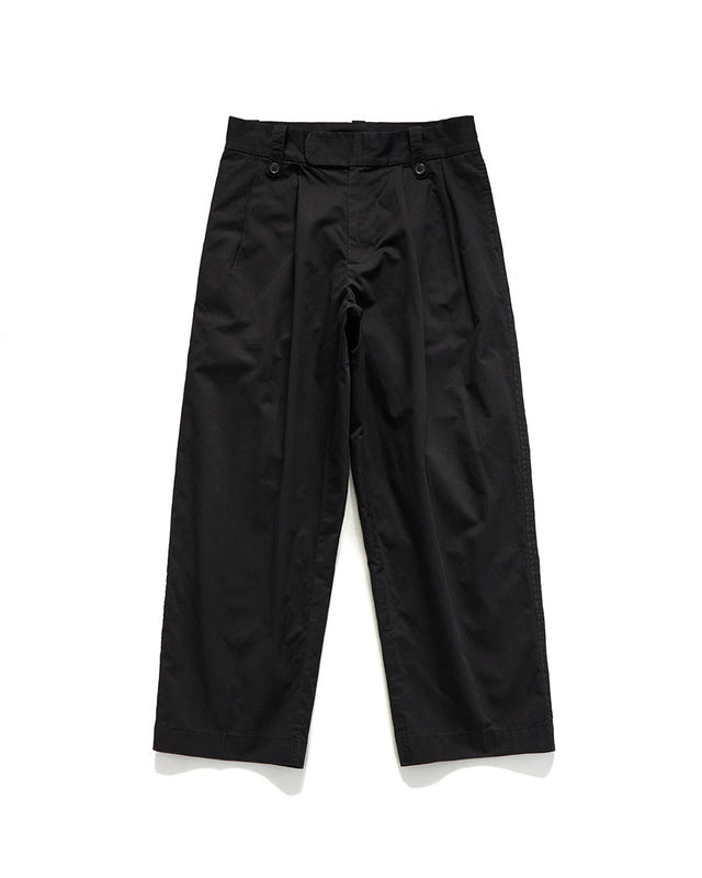 GENT PLEAT PANTS / BLACK