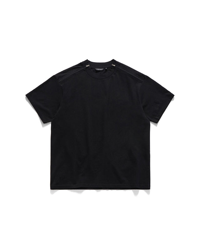 ARMY DOUBLE ZIP T-SHIRTS / BLACK