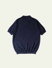 Fujito Knit Skipper Polo Navy Directors Web Shop Powered By Base