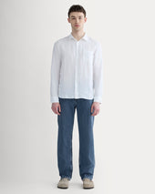 The Classic Shirt in Linen | White