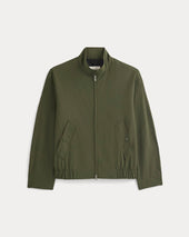 Re:Cycled Nylon Harrington Jacket | Olive Night