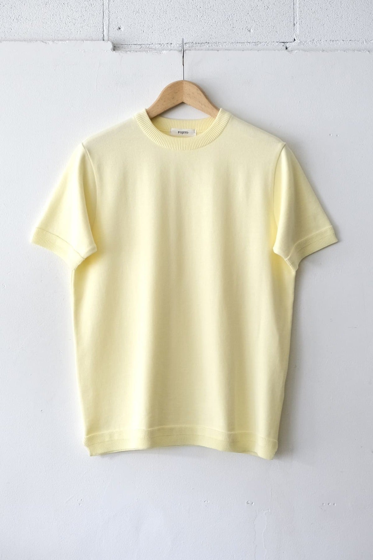 Fujito C N Knit T Shirt Lemon Brown Gold Dark Wine Dark Navy Directors Web Shop Powered By Base