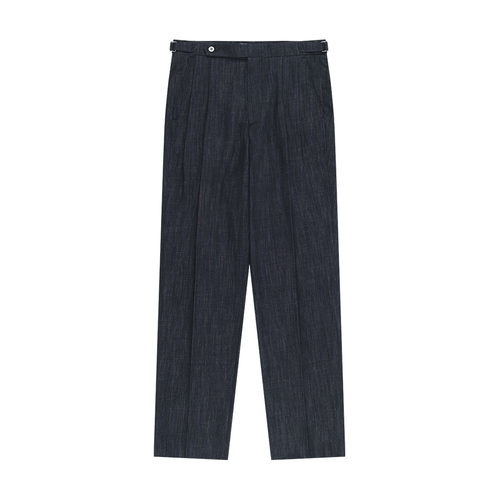 Essential Twill Adjust 2 Pleated Relaxed Chino