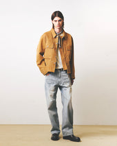 Kw M43 Leather Jacket Beige Suede
