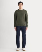 The Cashmere Crew | Heathered Army Green