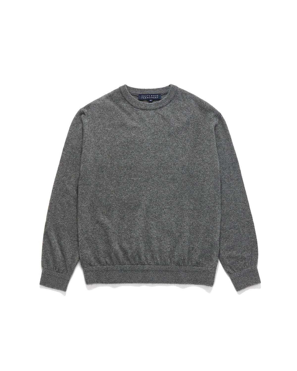 CREW NECK KNIT / MELANGE GREY