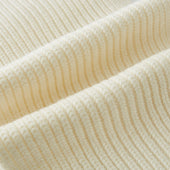 Rib Knit Cashmere Scarf