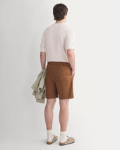 Pleated Easy Short | Toffee