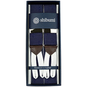 Barathea Braces - Navy - Fleur-de-Lys