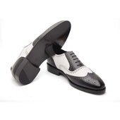 Specter Spectator Shoes Noir Blanc Hand Welted Classics Collection