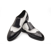 Specter Spectator Shoes Noir Blanc Hand Welted Classics Collection