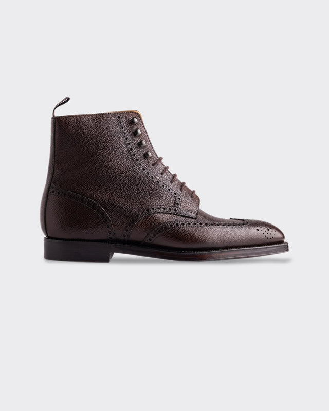 Bryan in Dark Brown Grain Calf — George Cleverley