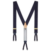 Navy Moire Braces