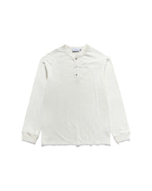 Henley Neck L S T Shirts Off White