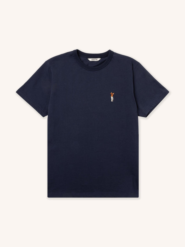 Cargill T-Shirt in Dark Navy Golf Embroidery