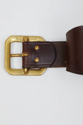 Man Garrison Belt Peat Label