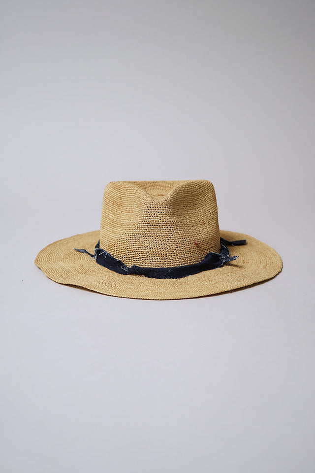 【ナイジェル・ケーボン】MAN / ナイジェル・ケーボン×スーパーデューパー - ストローハット / Nigel Cabourn x SUPERDUPER STRAW HAT