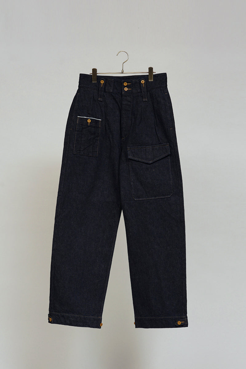 Man British Army Pant Loose Denim