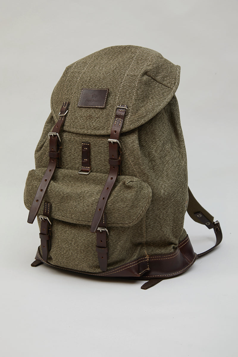 Man Swiss Army Rucksack Peat Label