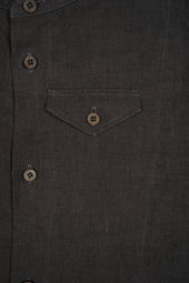 Man Saddler Shirt Highdensity Linen Nidom
