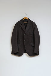 Man Farmer Jacket Heavy Herringbone