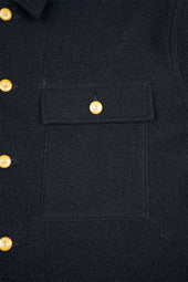 Man French Work Short Jacket