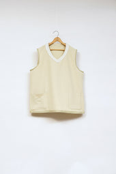 Man French Work Short Vest