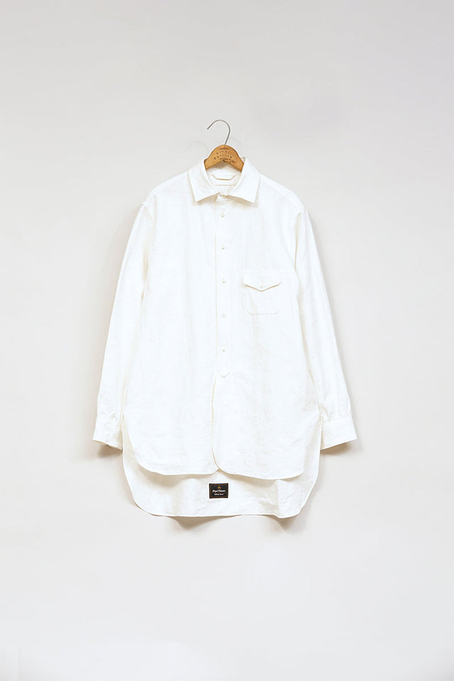 【ナイジェル・ケーボン】MAN / エンジニアシャツ - ハイデンシティリネン / ENGINEER SHIRT - HIGH DENSITY LINEN
