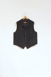 【ナイジェル・ケーボン】MAN / ブラックスミスベスト - ストライプ / BLACKSMITH VEST - STRIPE